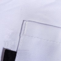 SKKI002 CHKOUT-8131X2 order breathable and comfortable chef's clothes, sample order chef's clothes, multi-color order chef's uniform chef's clothes, garment factory side view